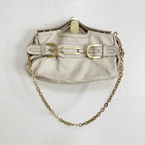 Authentic JIMMY CHOO CHAINLINK LEATHER THELMA BAG - Picture 7 of 12